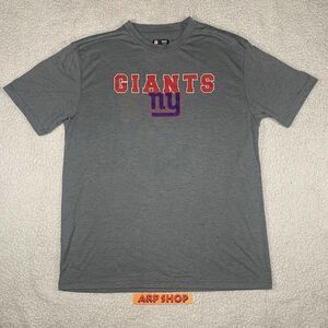 NY GIANTS TEAM Apparel Men`s Size L - Grey Sleepwear T-Shirt
